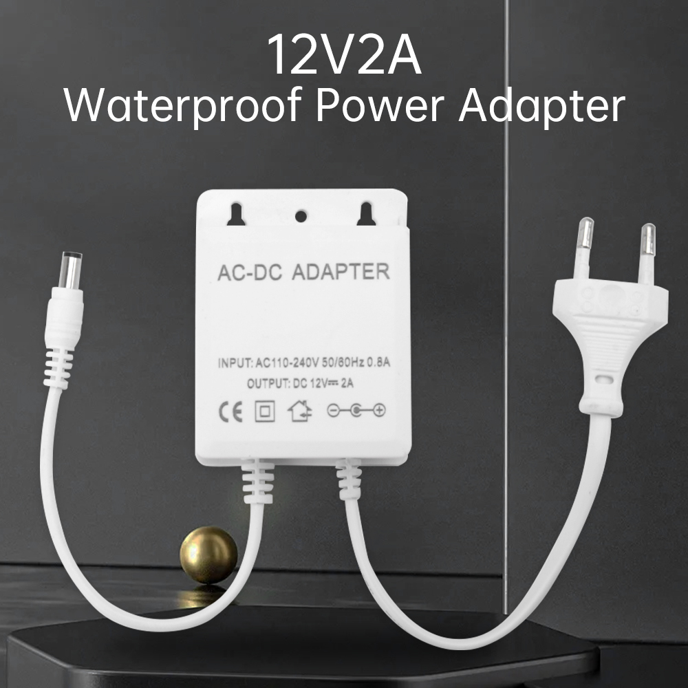 Outdoor Power Wire - DC12V 2A адаптер европейского стандарта безопасности