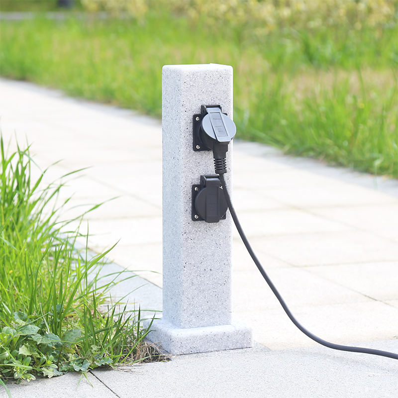 Outdoor Power Hub - Вертикальная розетка PE водонепроницаемая уличная розетка