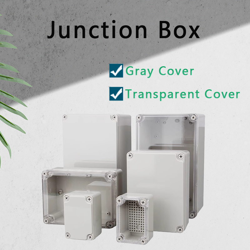 Outdoor Power Board Box - Уличная распределительная коробка, серая/прозрачная крышка IP67,