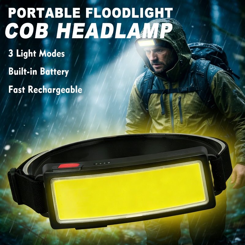 Outdoor Power Head - Мощный налобный фонарь COB LED с