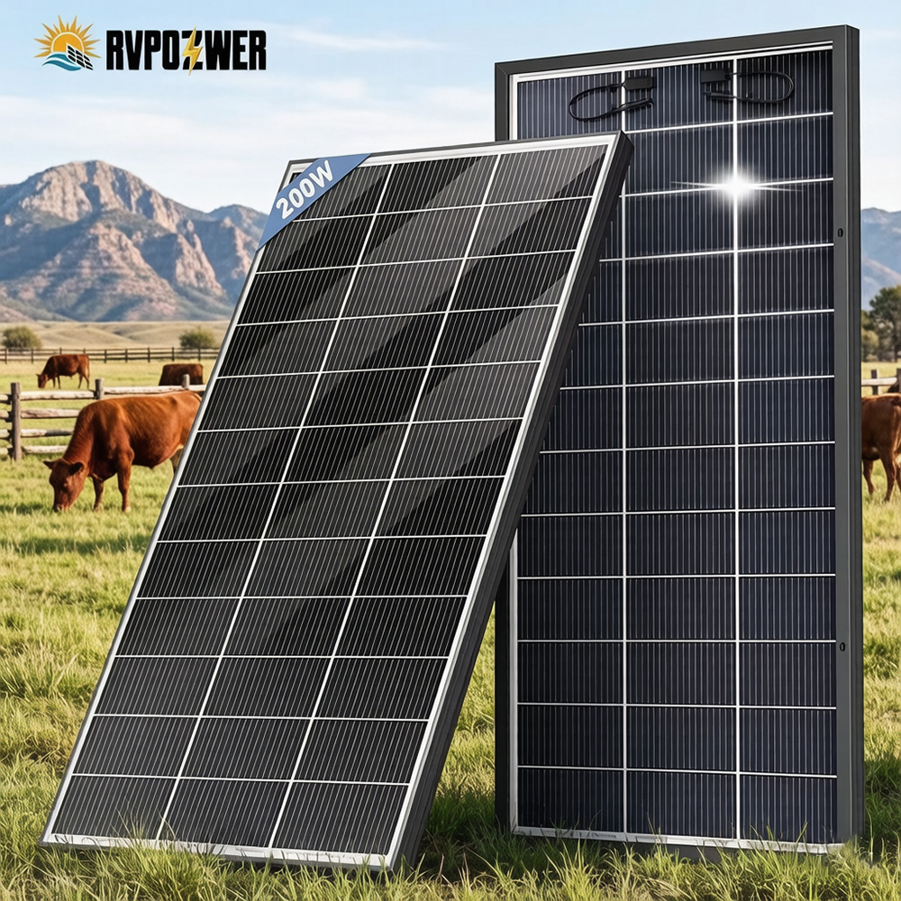 Outdoor Power Distribution Panel - Двусторонняя солнечная панель RVPOZWER 16BB с