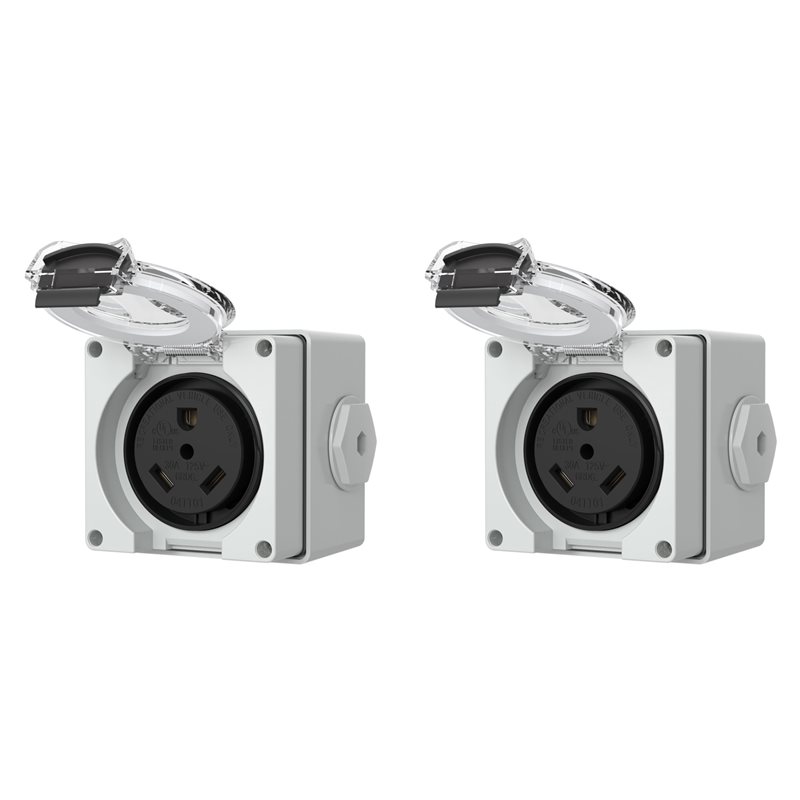 Outdoor Power Receptacle - 2x 30-амперовые розетки NEMA TT-30R, 125