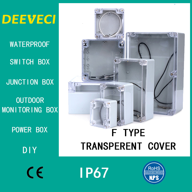 Outdoor Power Board Box - Прозрачный водонепроницаемый наружный корпус, пластиковая коробка,