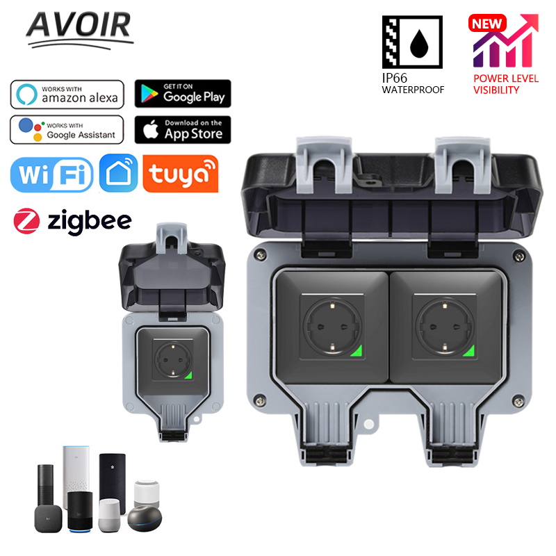 Outdoor Zigbee Power Plug - Смарт-розетка электрическая с таймером и поддержкой
