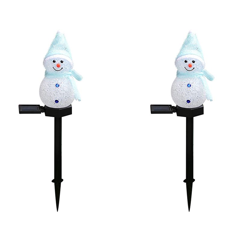 Outdoor Power For Xmas Lights - Солнечные светильники-снеговики AA81-2X, рождественские светодиодные фонари