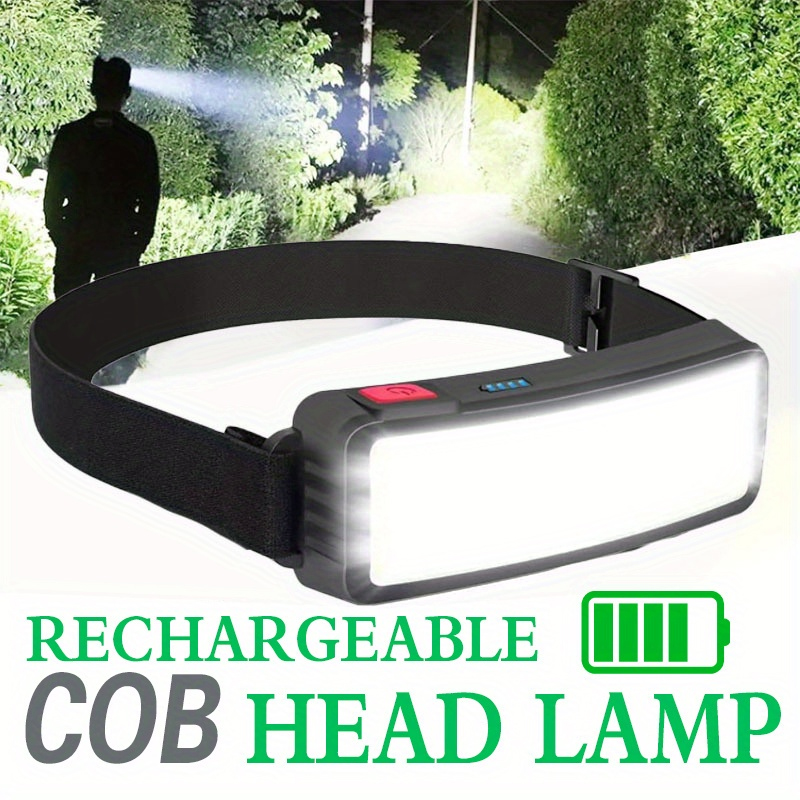 Outdoor Power Head - Мощный светодиодный налобный фонарь COB Type-c,