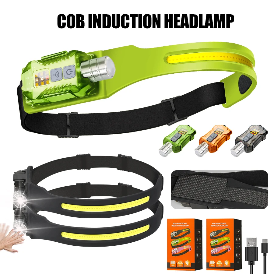 Outdoor Power For Camping - Мощный светодиодный налобный фонарь, портативный перезаряжаемый