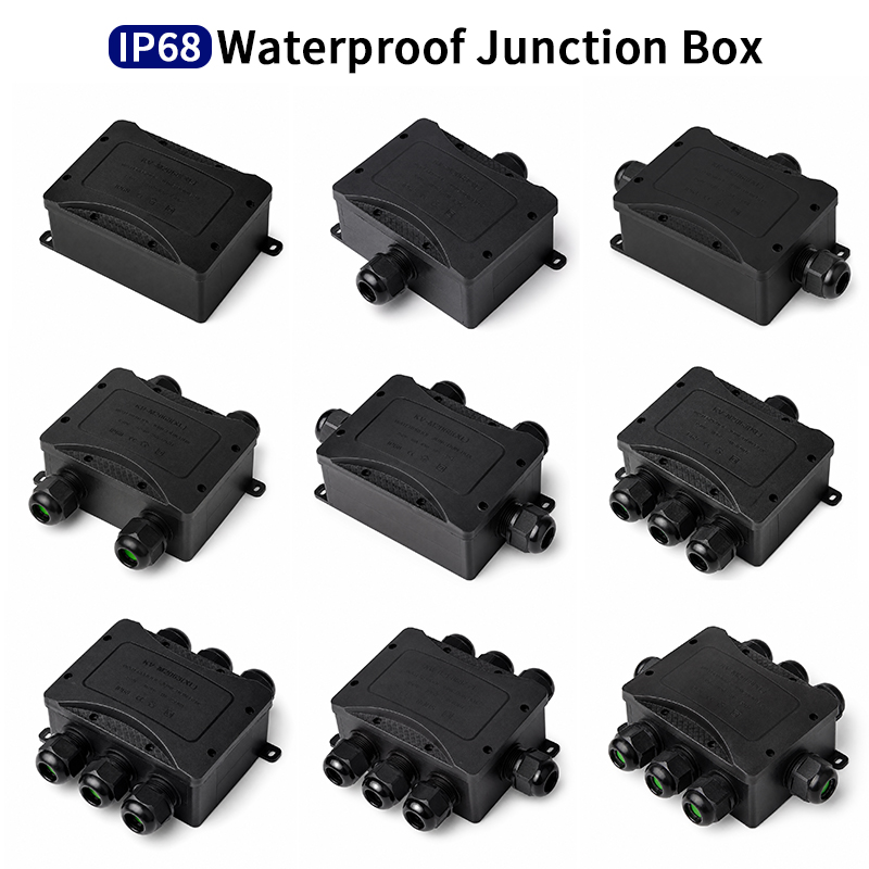 Outdoor Power Wire - Водонепроницаемая распределительная коробка IP68 на 2-8