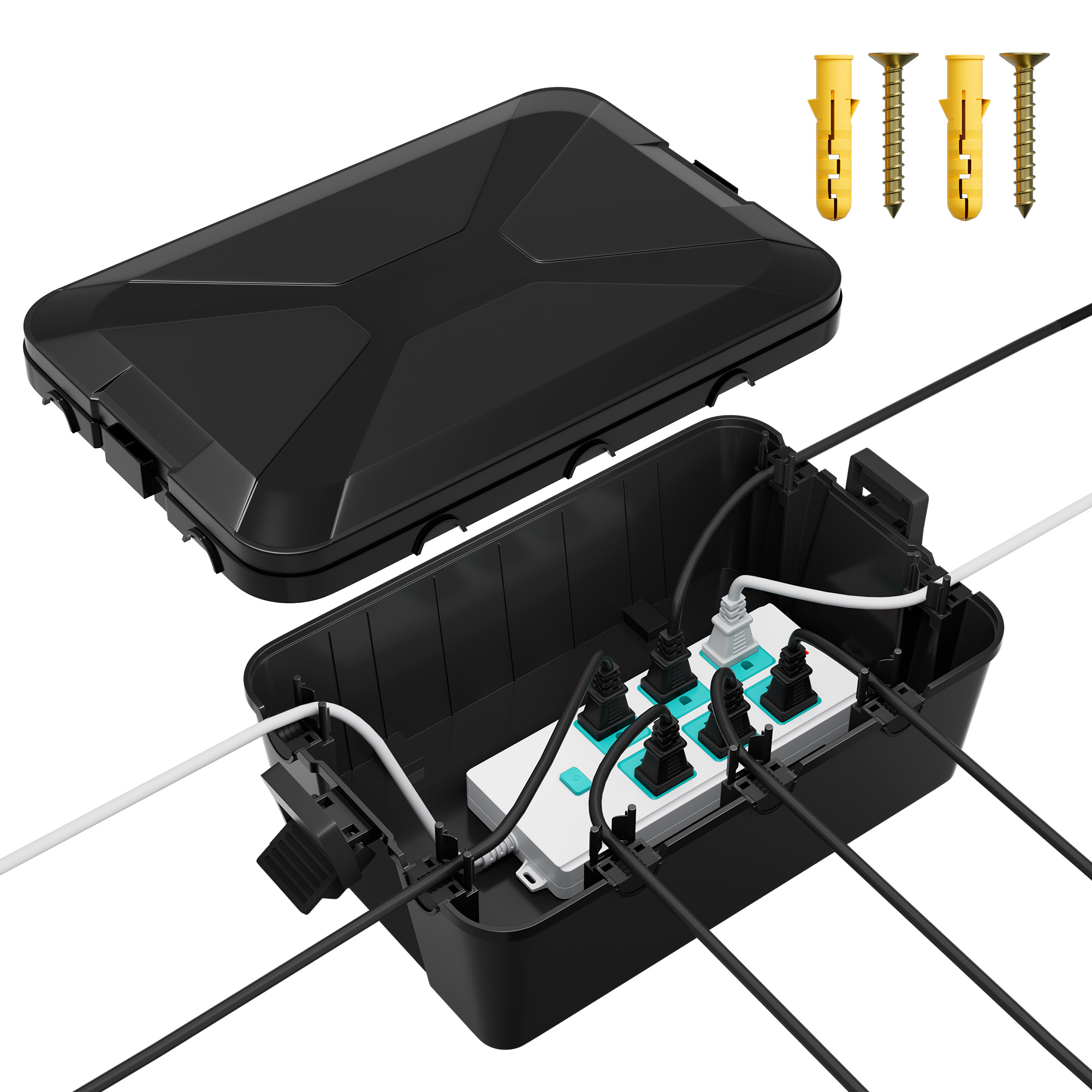 Outdoor Power Wire - Наружная электрическая коробка 13x8x5, большая наружная