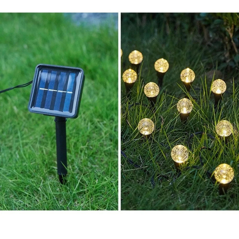 Outdoor Power For Xmas Lights - Солнечные уличные гирлянды длиной 5 м
