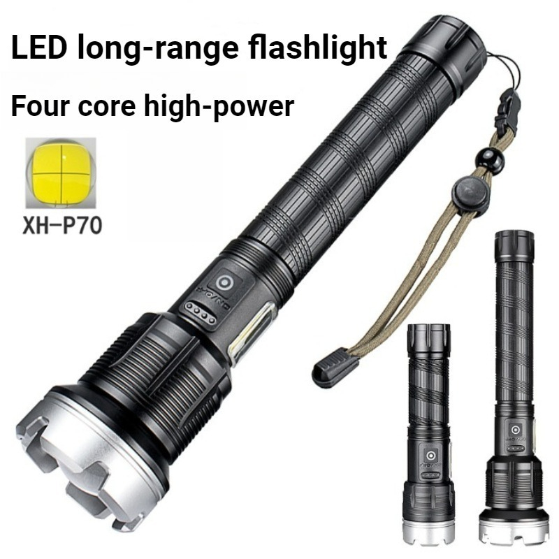Outdoor Power For Camping - Мощный светодиодный фонарь с телескопическим зумом,