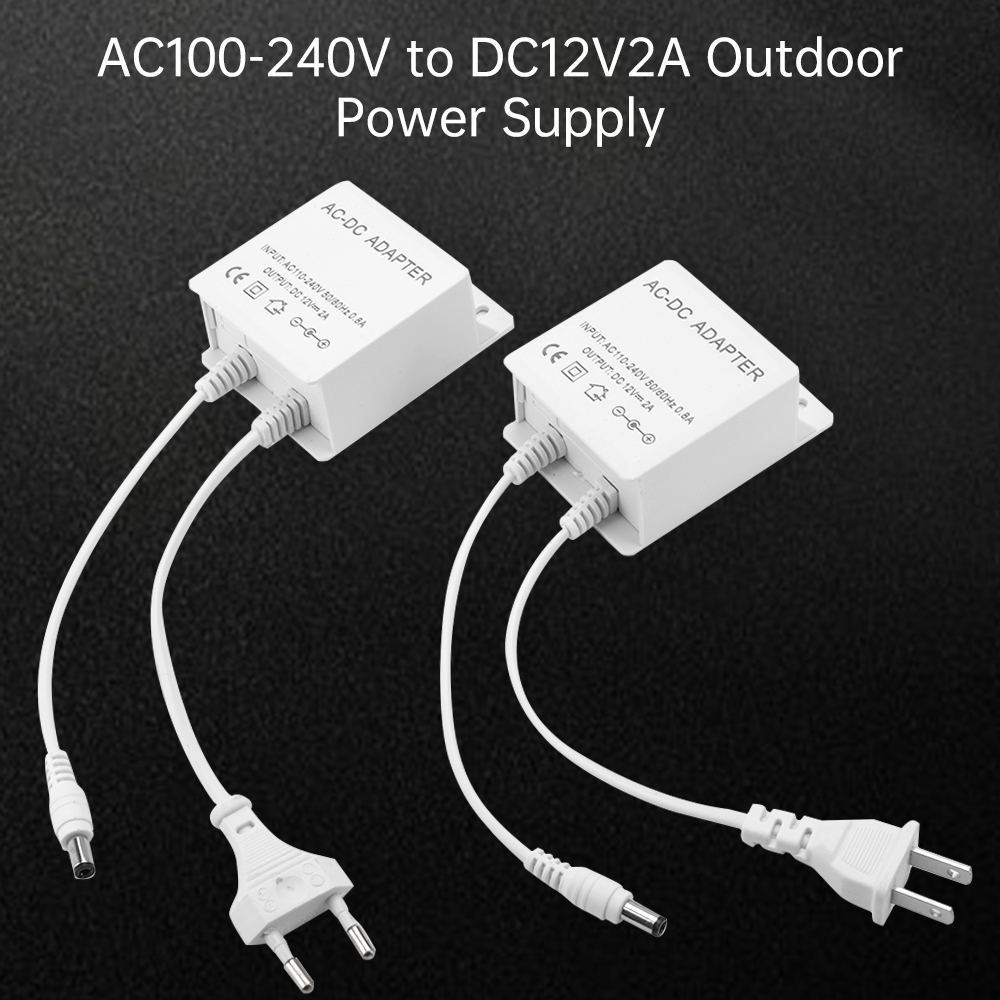 DC12V 2A адаптер европейского  – обзор и цена Outdoor Power Wire