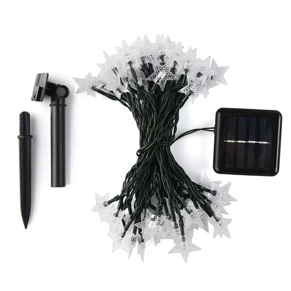 Солнечные гирлянды-звезды на 2 – обзор и цена Outdoor Power For Xmas Lights