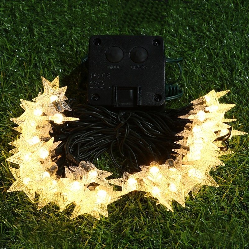 Солнечные гирлянды-звезды на 2 – обзор и цена Outdoor Power For Xmas Lights