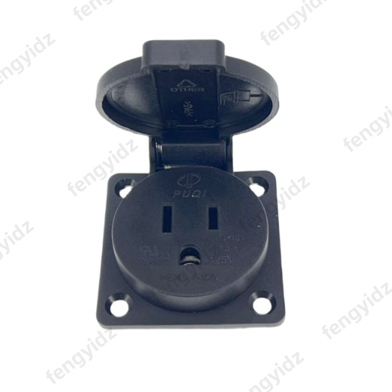 Черный 125 В 15 А 20 А IP44 CE – обзор и цена Outdoor Power Receptacle