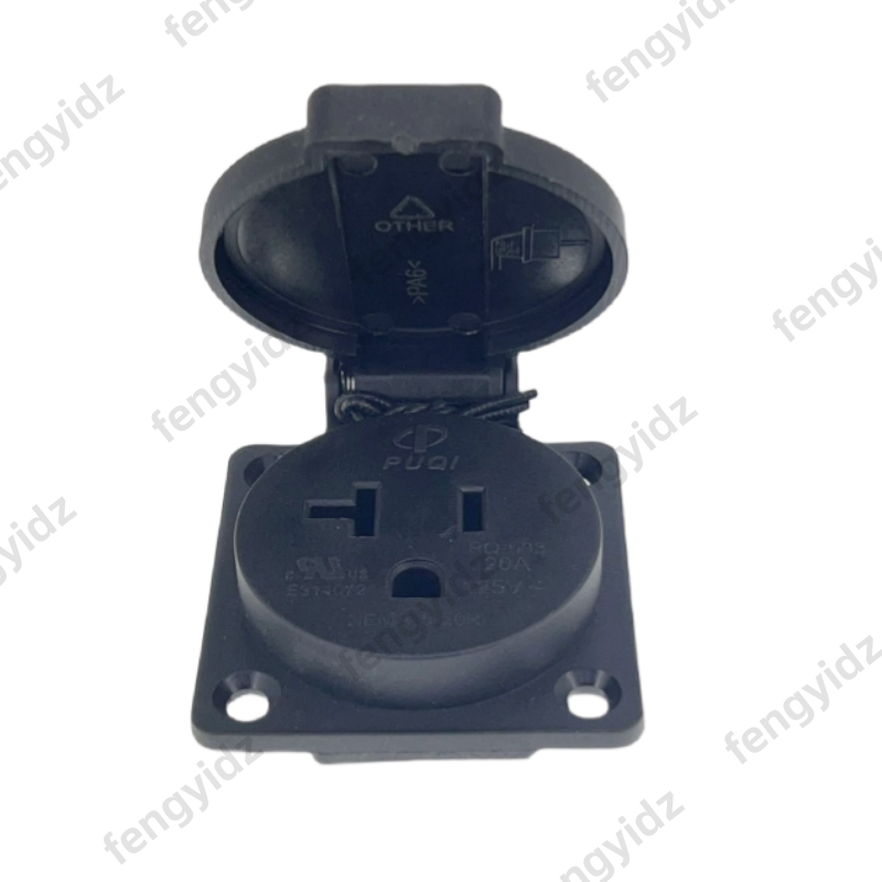 Черный 125 В 15 А 20 А IP44 CE – обзор и цена Outdoor Power Receptacle