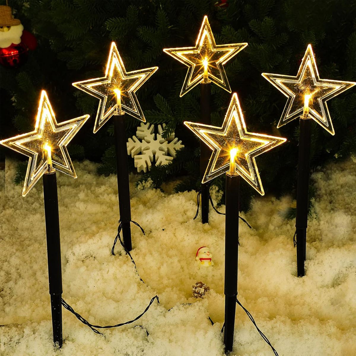 5 шт., рождественские дорожные – обзор и цена Outdoor Power For Xmas Lights