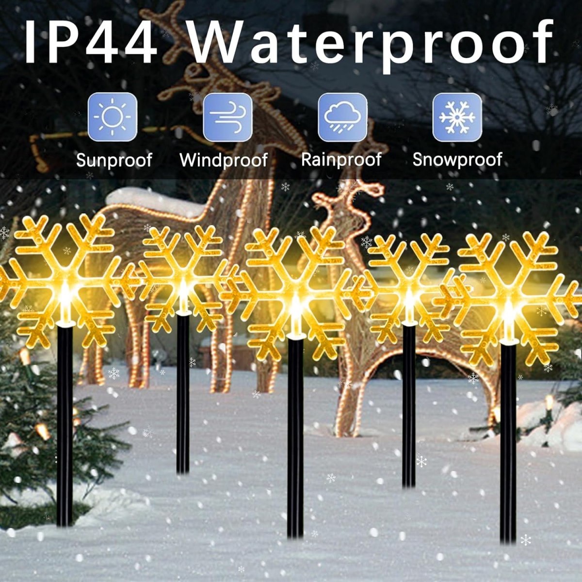 5 шт., рождественские дорожные – обзор и цена Outdoor Power For Xmas Lights