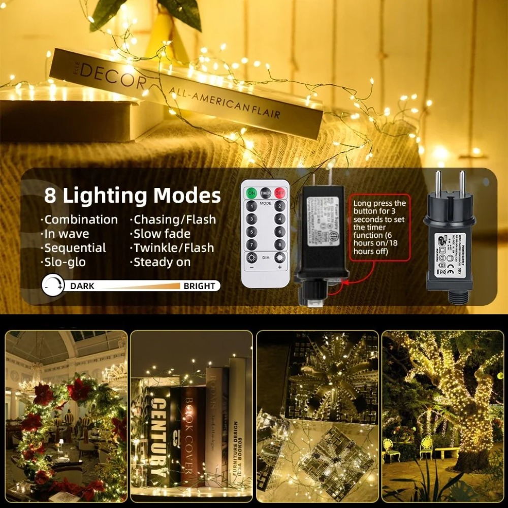 Светодиодные рождественские ги – обзор и цена Outdoor Power For Xmas Lights