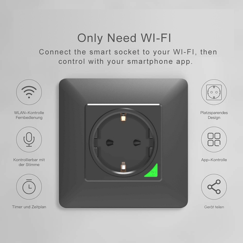 Смарт-розетка электрическая с  – обзор и цена Outdoor Zigbee Power Plug