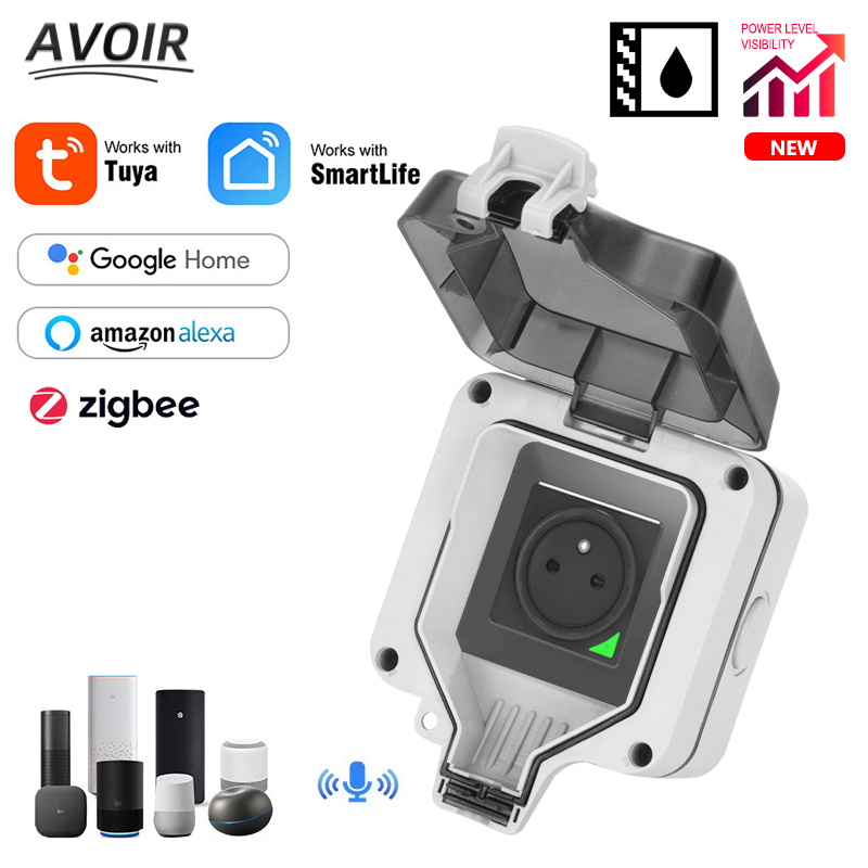 Уличная водонепроницаемая розе – обзор и цена Outdoor Zigbee Power Plug