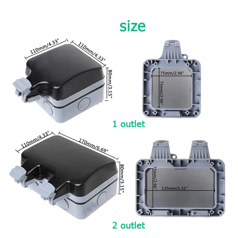 EU KR уличные настенные водоне – обзор и цена Outdoor Power Hub