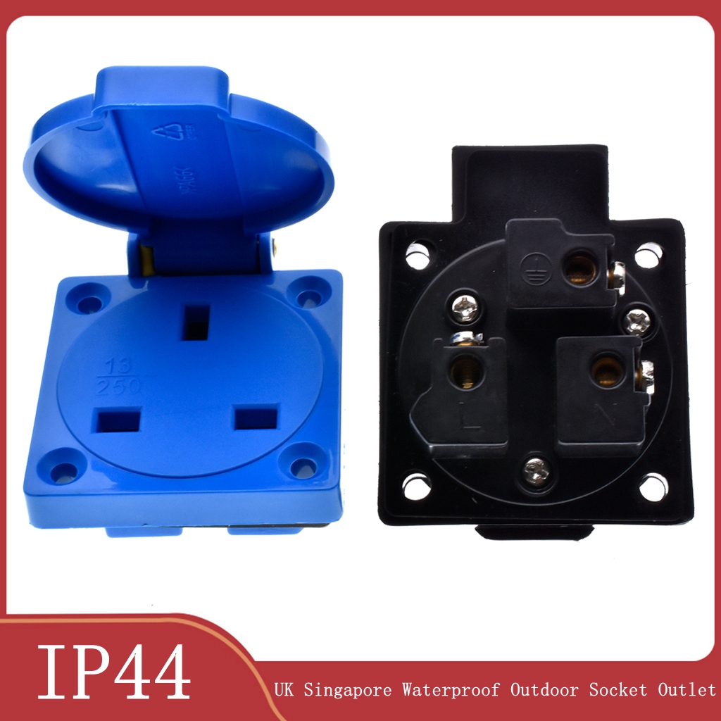 1 шт., Великобритания, черный, – обзор и цена Outdoor Power Receptacle