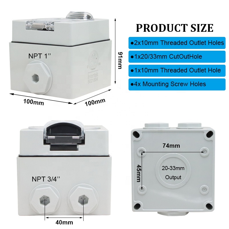 Розетка 30 А, тип NEMA 14-30R, – обзор и цена Outdoor Power Receptacle