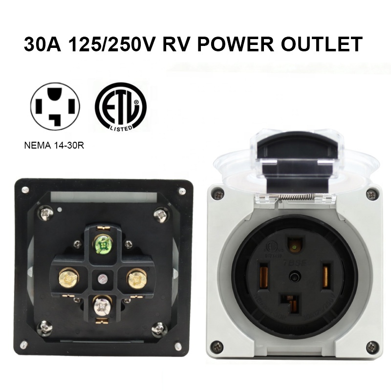 Розетка 30 А, тип NEMA 14-30R, – обзор и цена Outdoor Power Receptacle