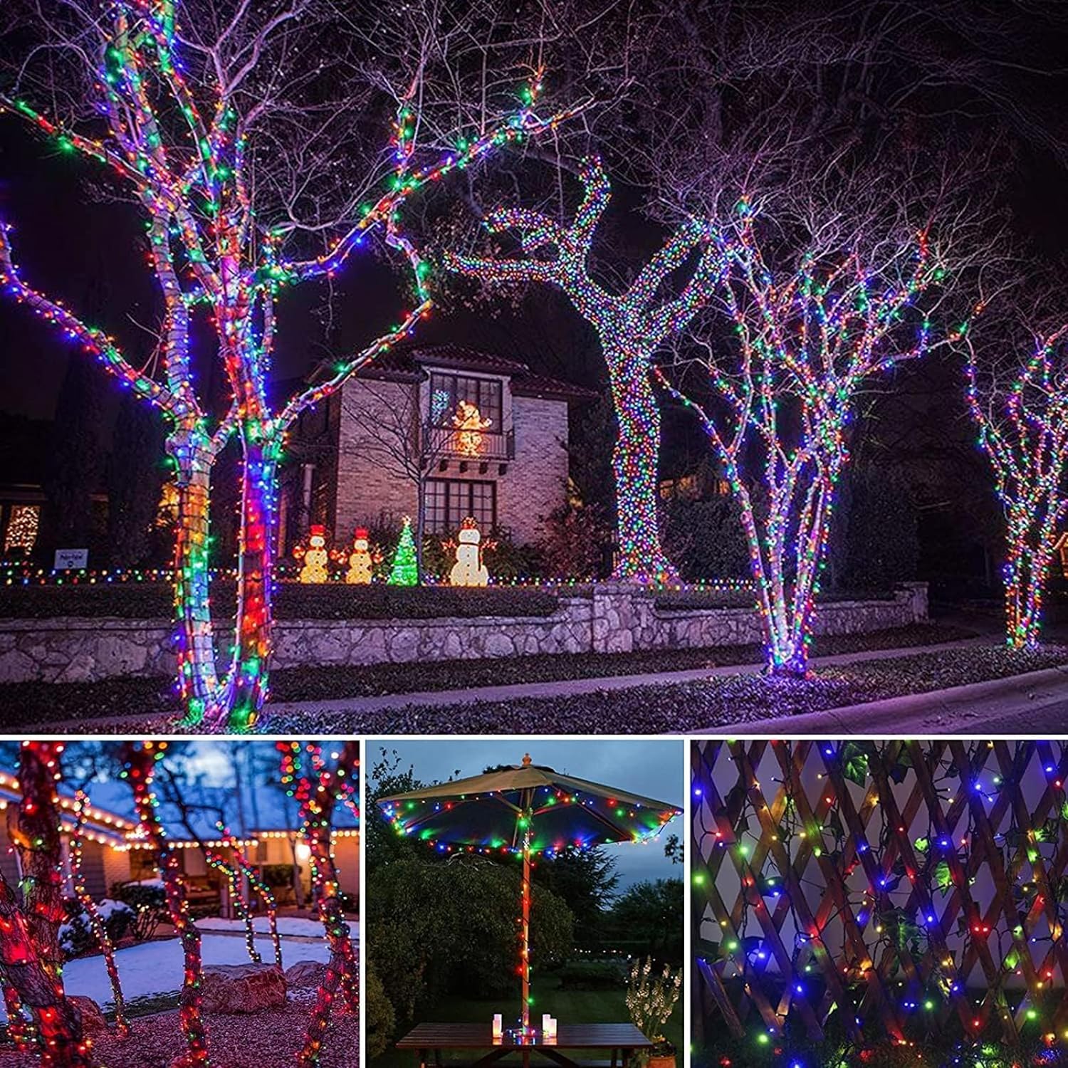 Светодиодные солнечные гирлянд – обзор и цена Outdoor Power For Xmas Lights