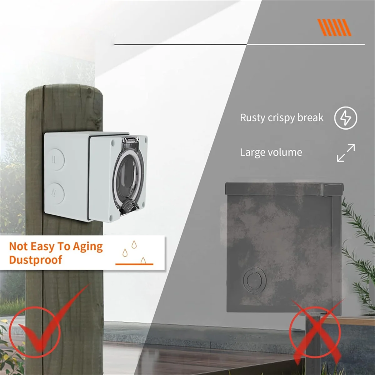 Розетка для электроприборов, 1 – обзор и цена Outdoor Power Receptacle