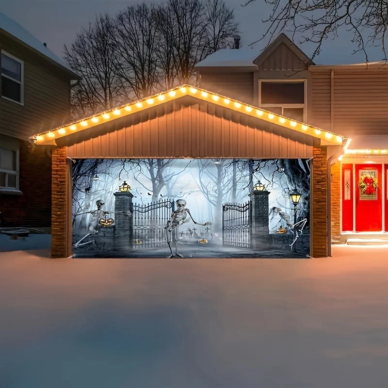 Призрачный баннер на гаражные  – обзор и цена Outdoor Power Garage