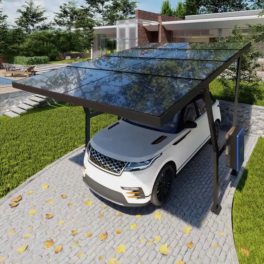 Навес для парковки на солнечно – обзор и цена Outdoor Power Garage