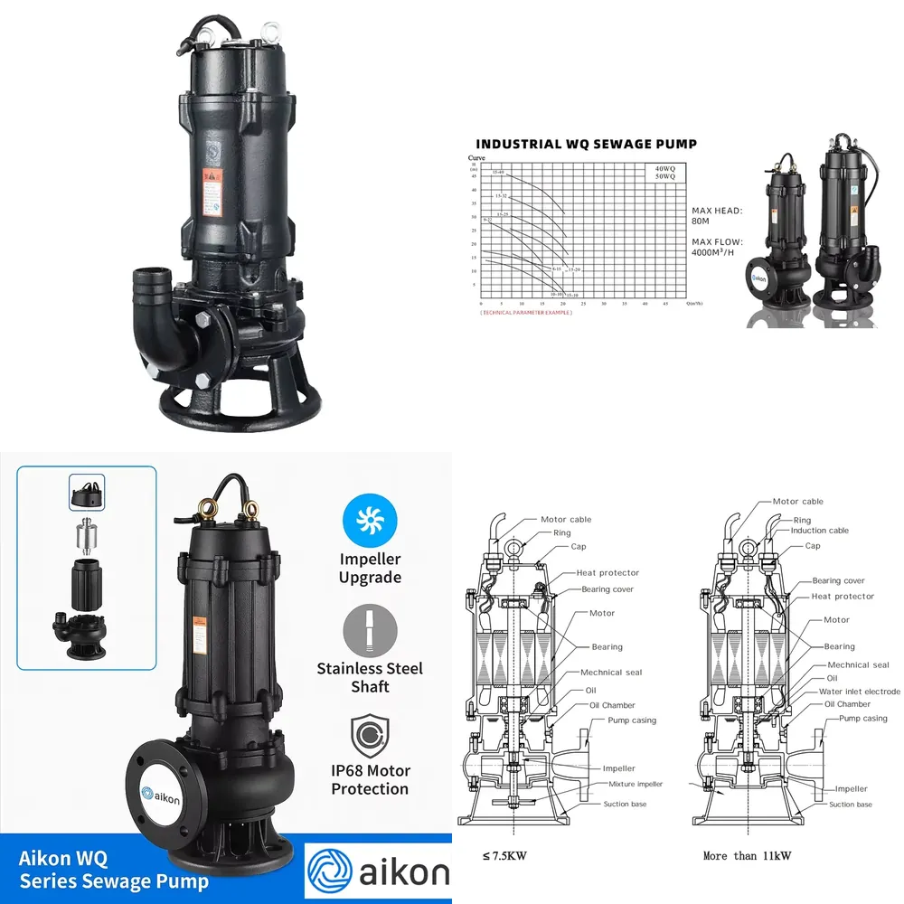 Электрический погружной насос  – обзор и цена Water Pump Submersible
