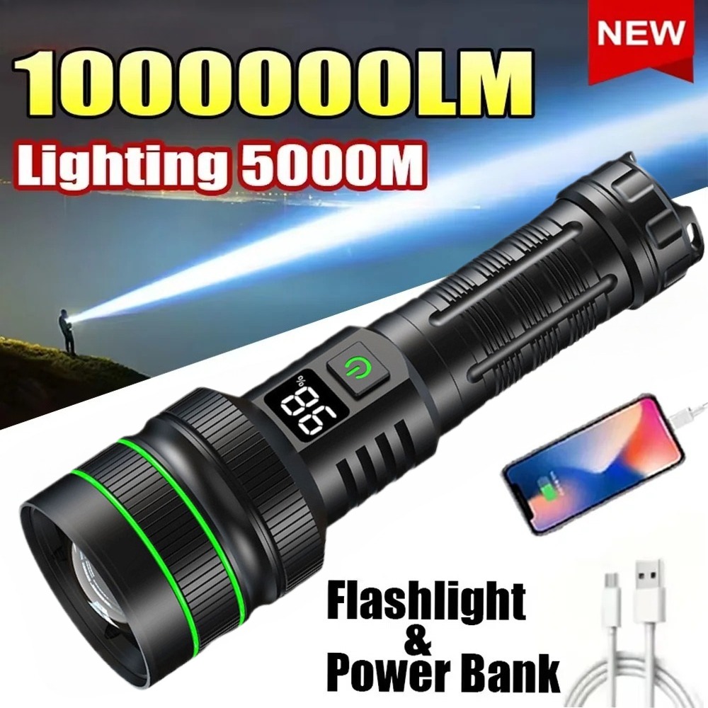 Мощный светодиодный фонарик с  – обзор и цена Outdoor Power For Camping